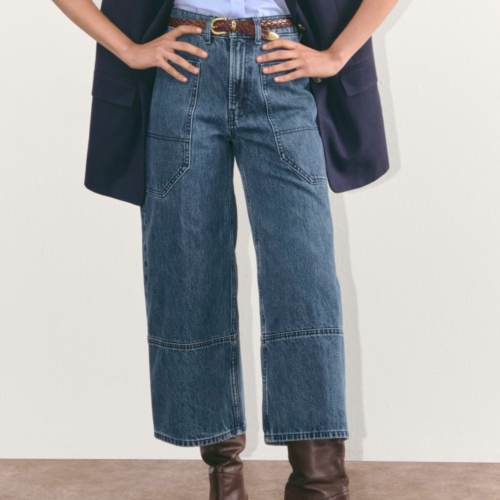 Everlane the Way High Gardener Cropped Jean